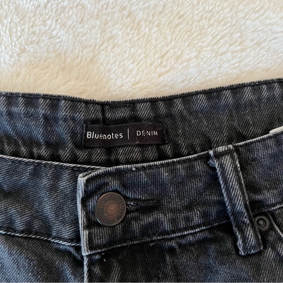 Bluenotes Black Denim Rolled Shorts (NWOT) - Picture 2 of 5